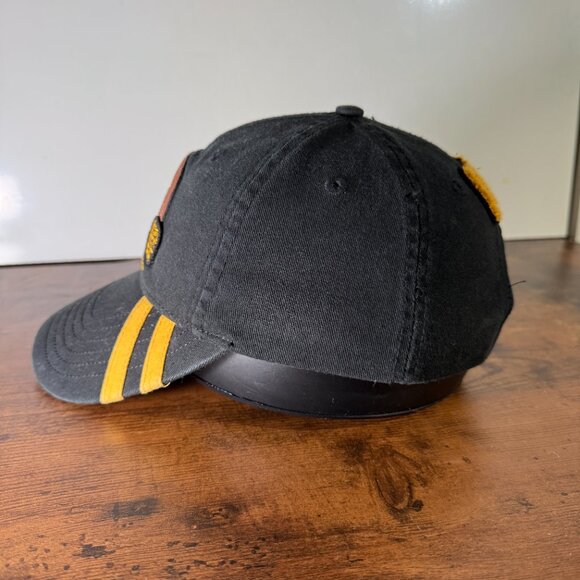 Hufflepuff Wizarding World Of Harry Potter Black Strapback Hat Cap - Picture 2 of 6